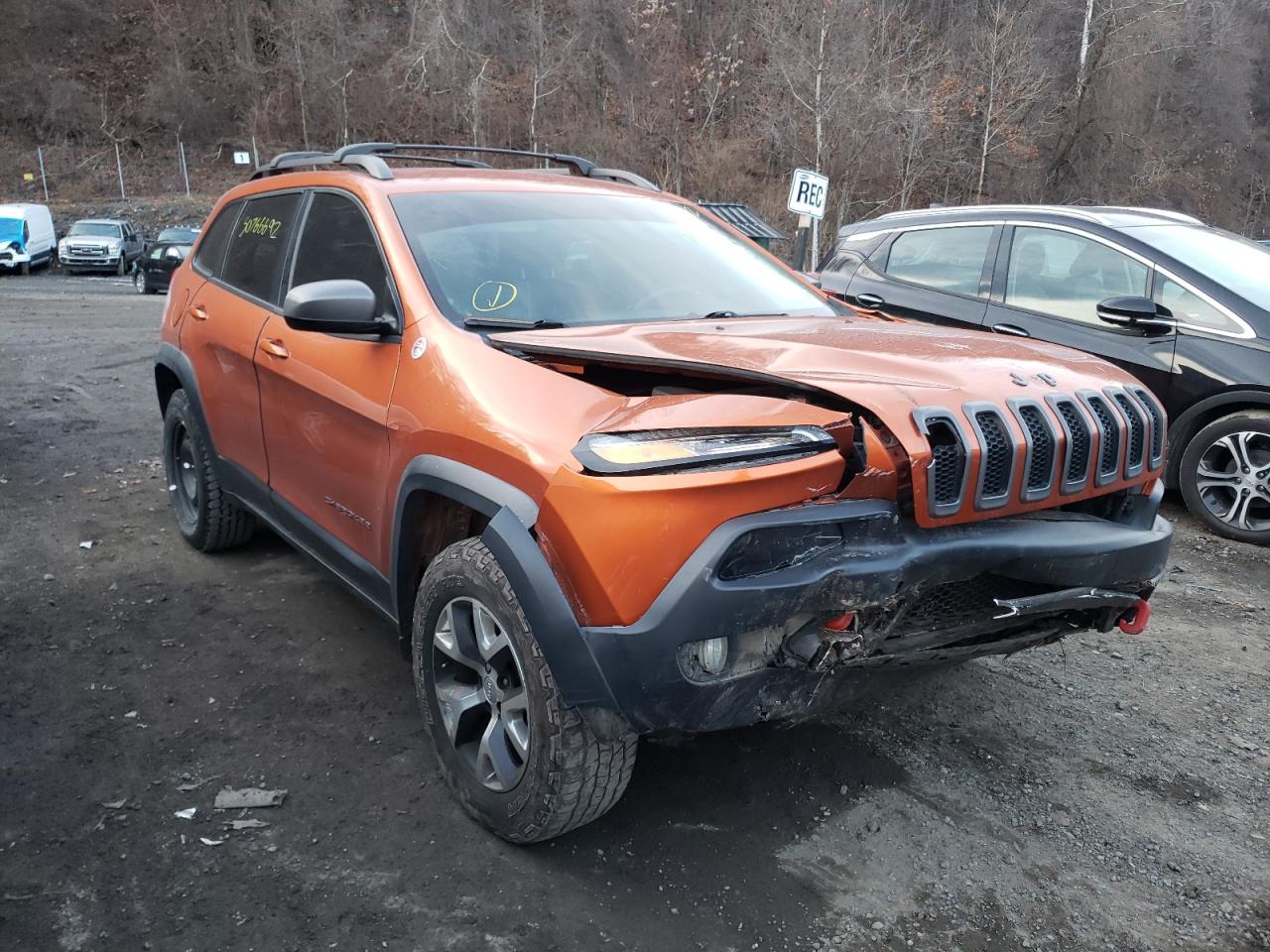 JEEP CHEROKEE T 2014 with VIN 1C4PJMBS8EW308698 - Photo from auction