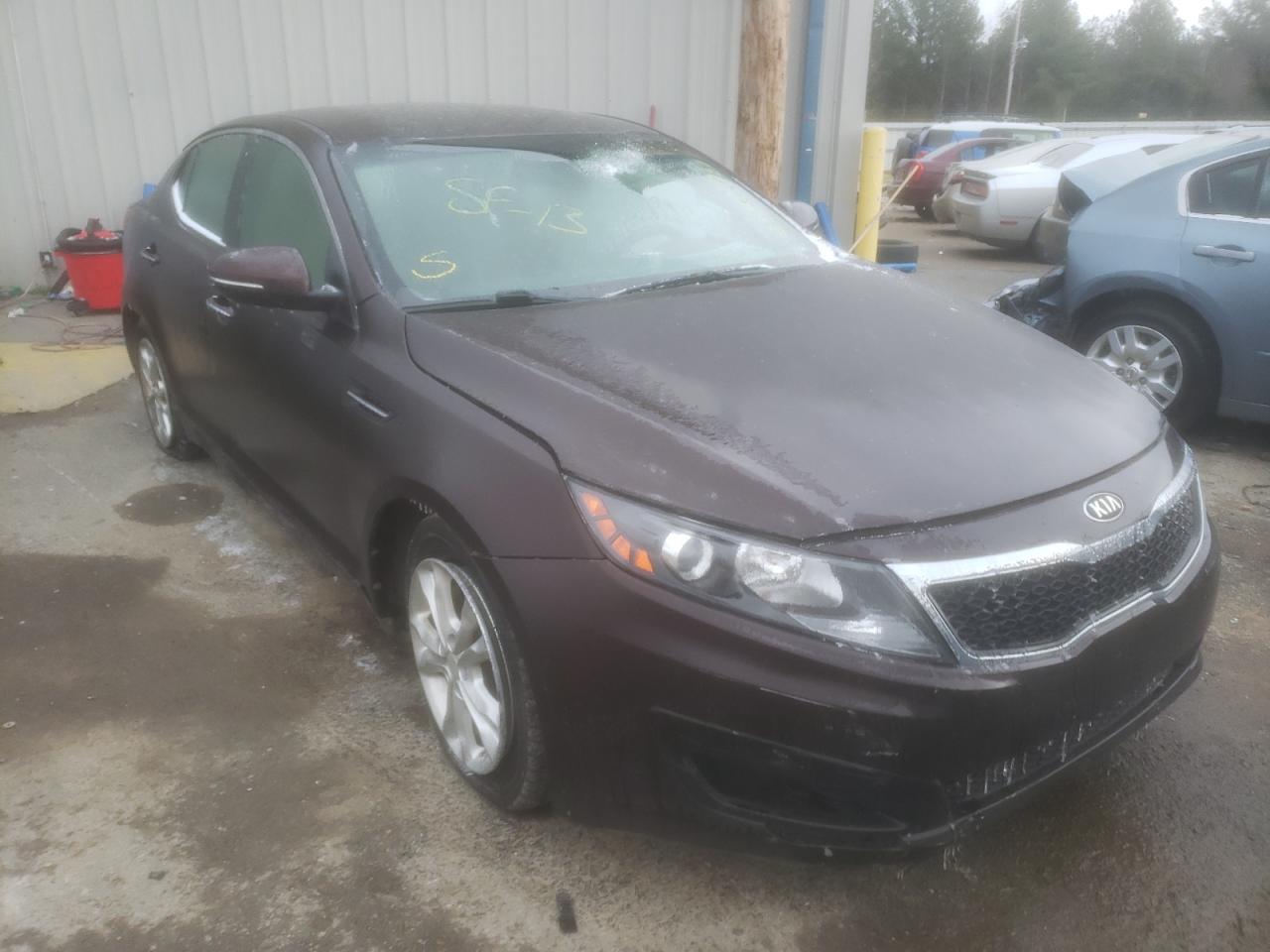 KIA OPTIMA LX 2013 with VIN 5XXGM4A74DG225385 - Photo from auction