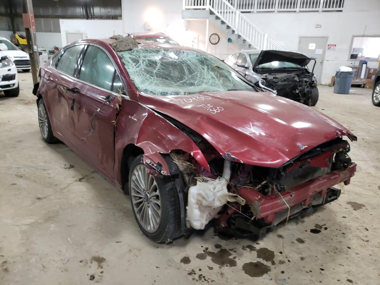 FORD FUSION TIT 2014 with VIN 3FA6P0K99ER243675 - Photo from auction