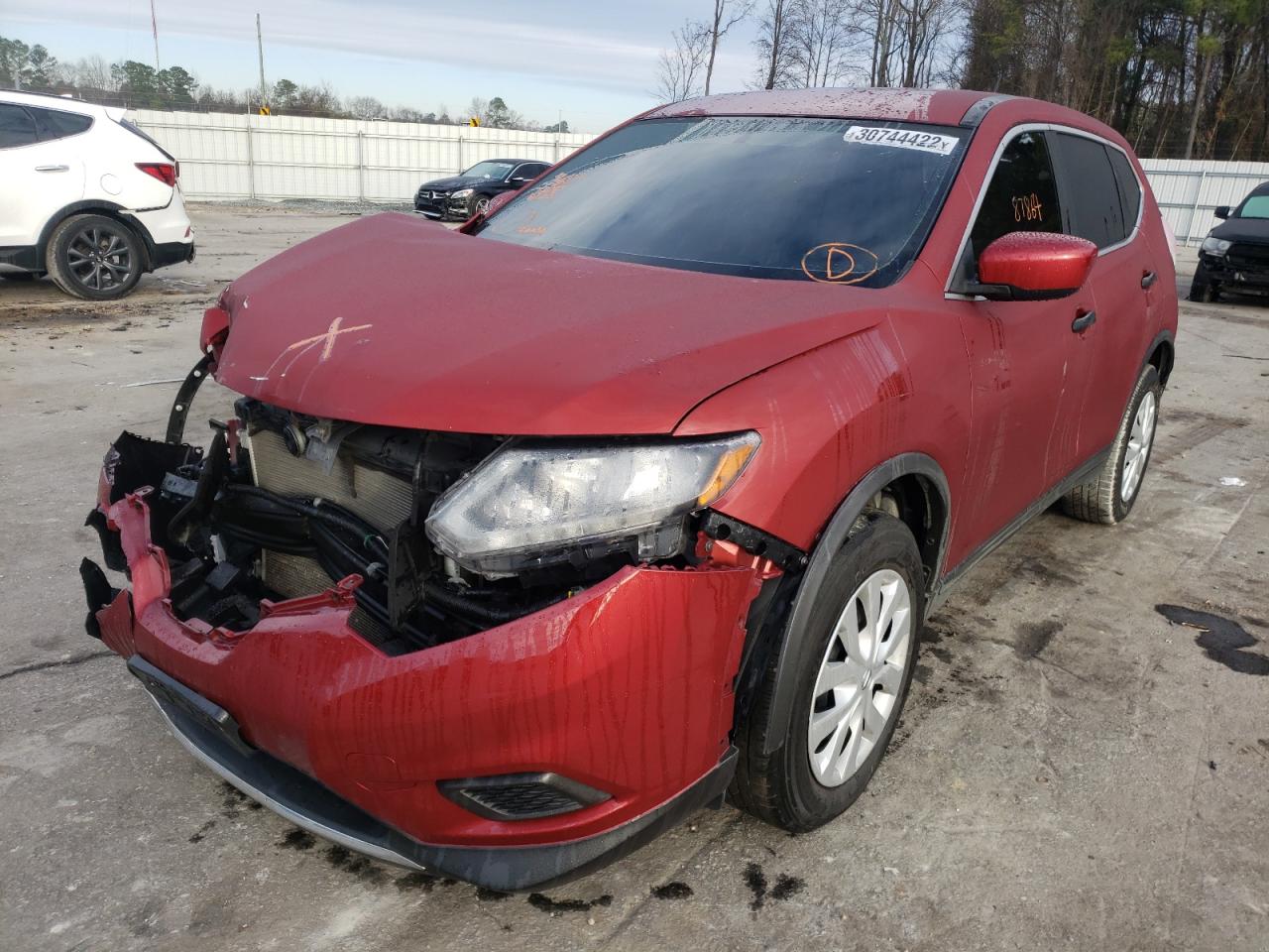 Photo 2 from auction – 2016 NISSAN ROGUE S with VIN JN8AT2MT0GW015508