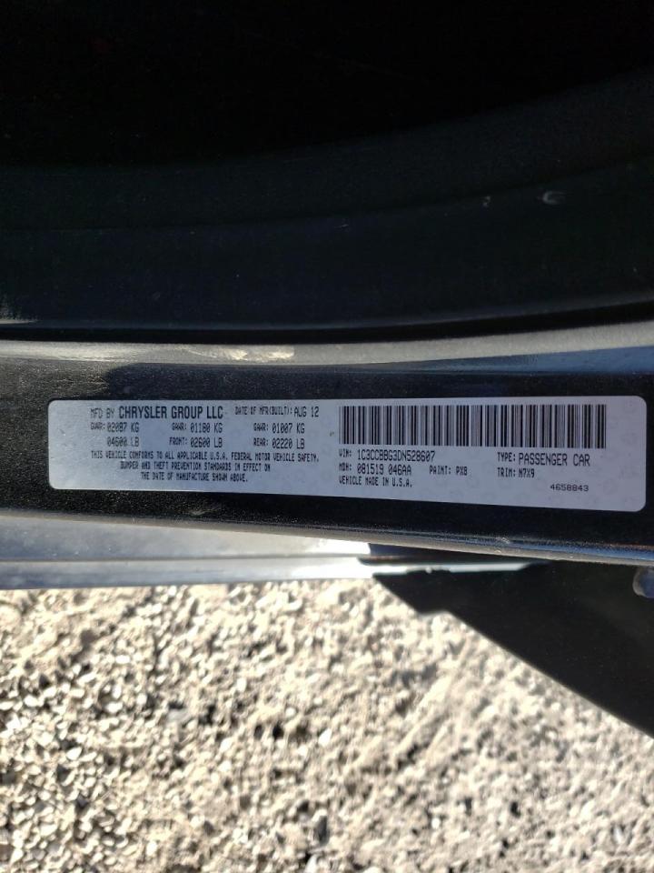 Photo 10 from auction – 2013 CHRYSLER 200 TOURIN with VIN 1C3CCBBG3DN528607