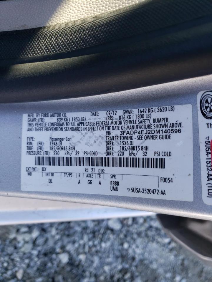 Photo 10 from auction – 2013 FORD FIESTA with VIN 3FADP4EJ2DM140596
