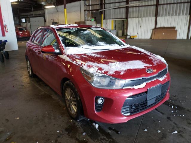 KIA RIO EX 2018 with VIN 3KPA35AB2JE050884 - Photo from auction
