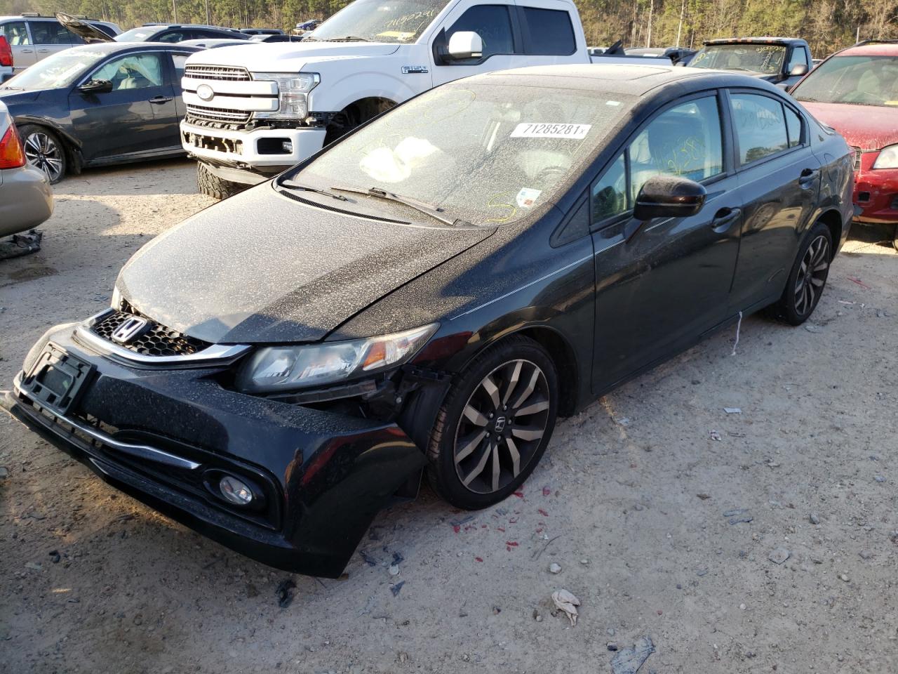 Photo 2 from auction – 2015 HONDA CIVIC EXL with VIN 2HGFB2F92FH519644
