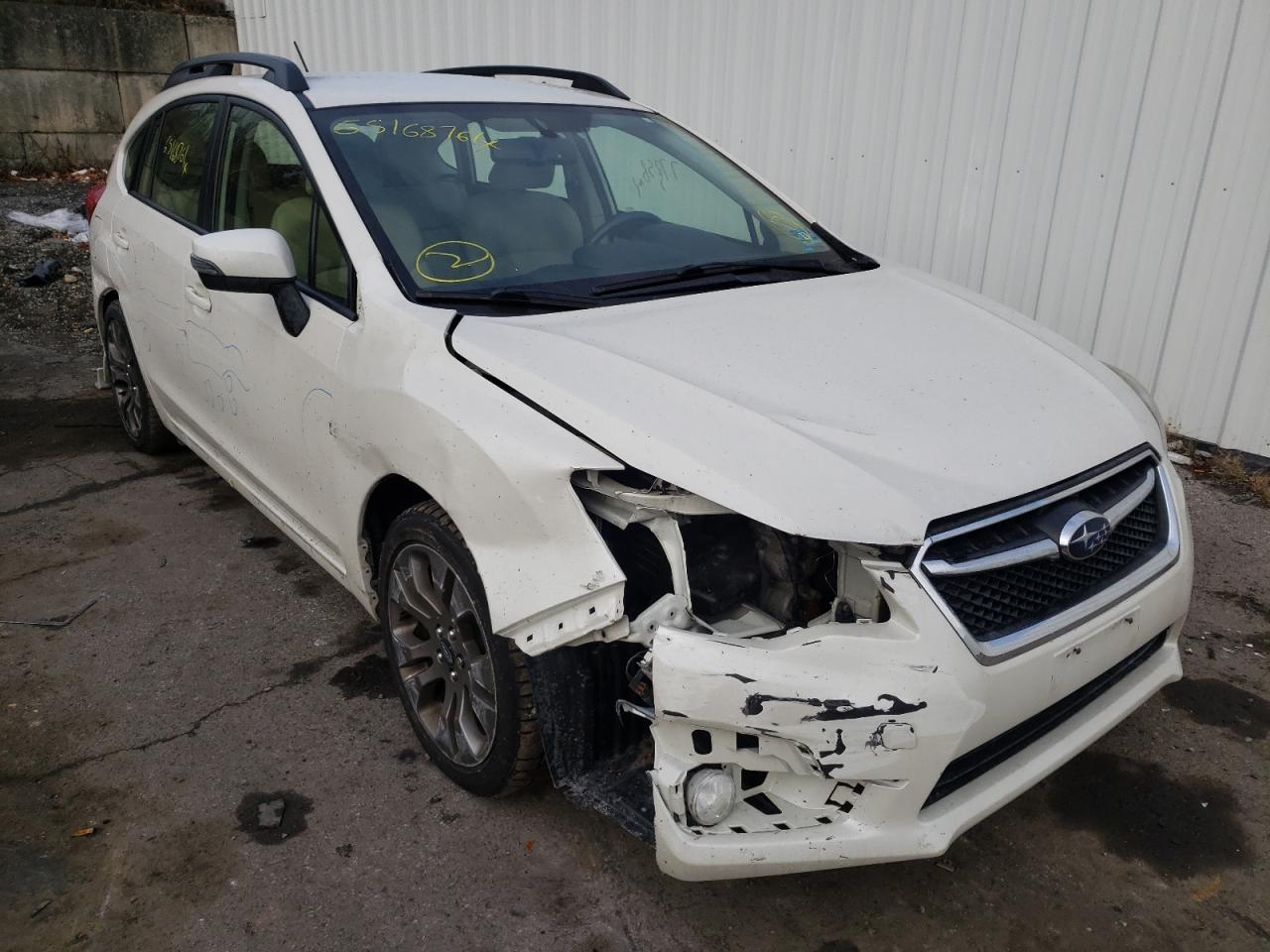 SUBARU IMPREZA SP 2015 with VIN JF1GPAT61F8281581 - Photo from auction