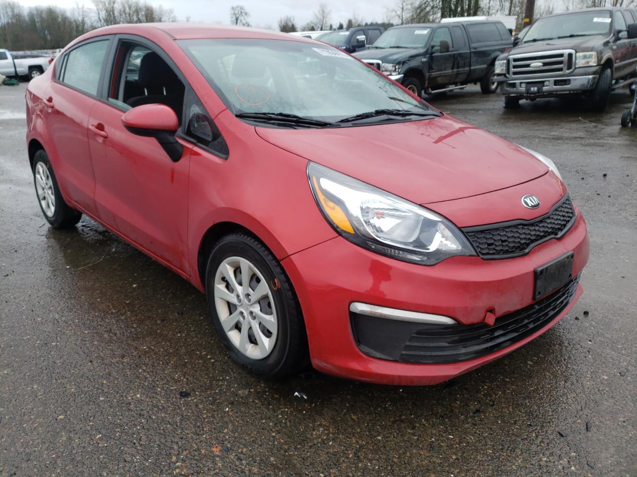 KIA RIO LX 2017 with VIN KNADM4A30H6117167 - Photo from auction