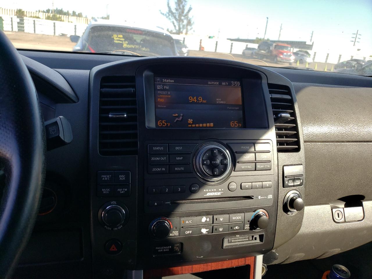 Photo 9 from auction – 2008 NISSAN PATHFINDER with VIN 5N1BR18A08C623349