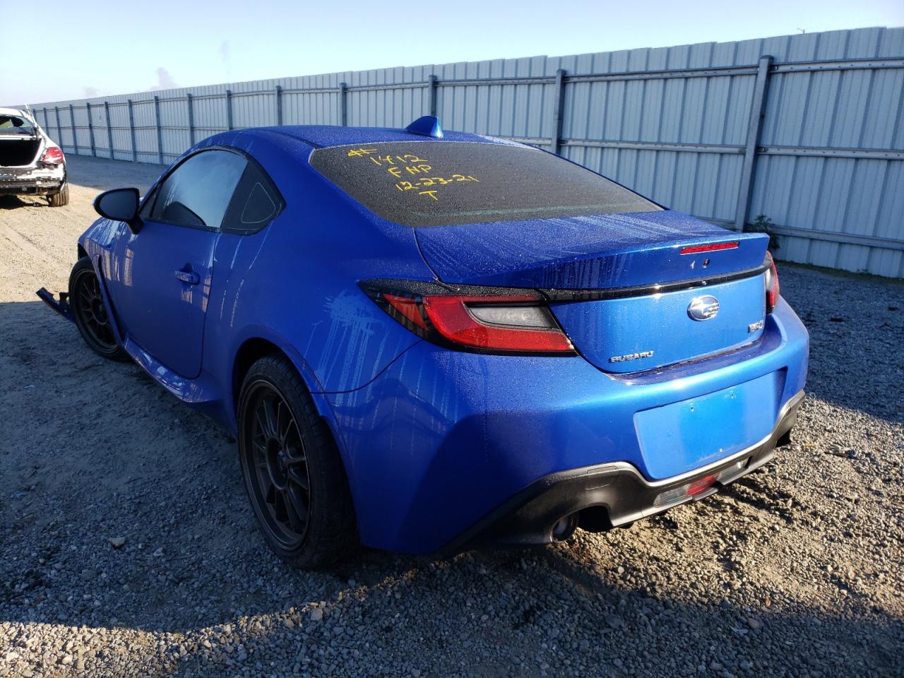 Photo 3 from auction – 2022 SUBARU BRZ LIMITE with VIN JF1ZDBE13N9700323