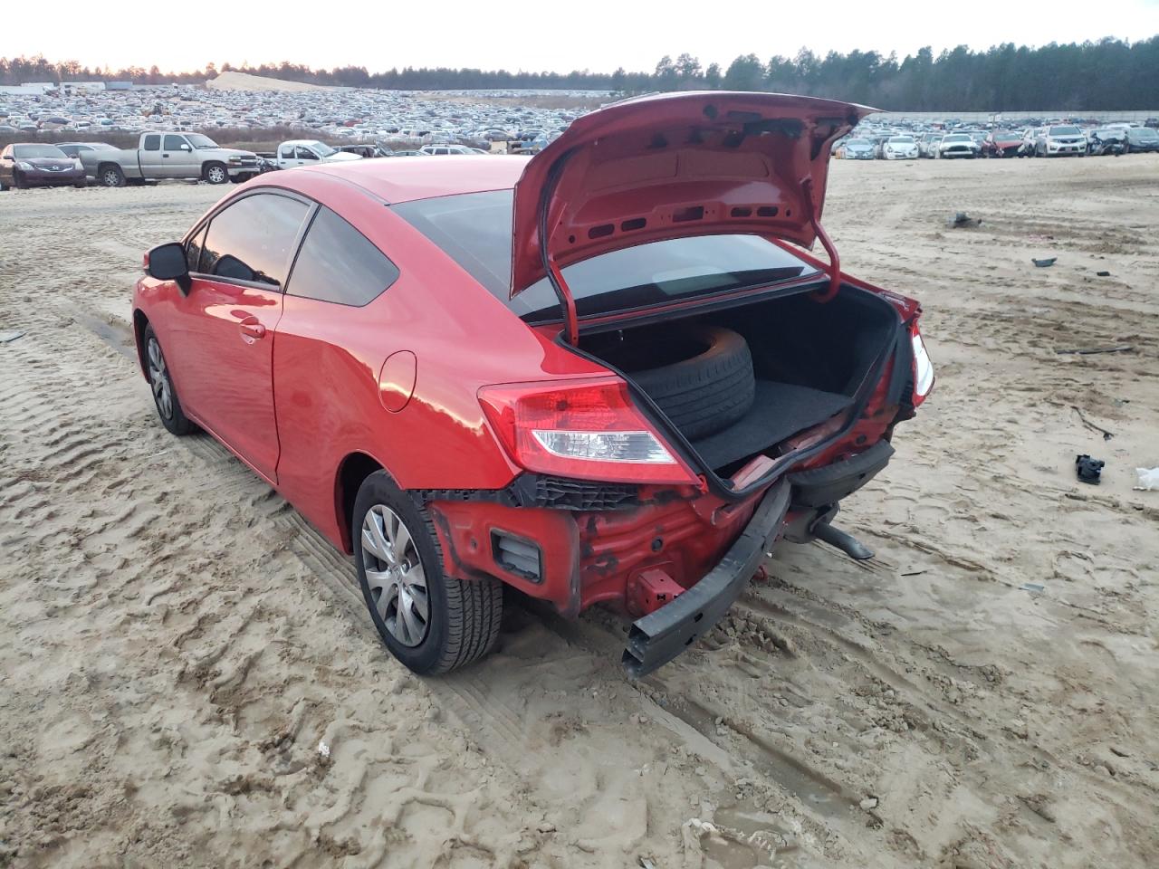 Photo 3 from auction – 2012 HONDA CIVIC LX with VIN 2HGFG3B57CH553875