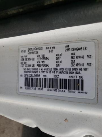 Photo 10 from auction – 2001 DODGE RAM 1500 with VIN 1B7HC13Z51J248945