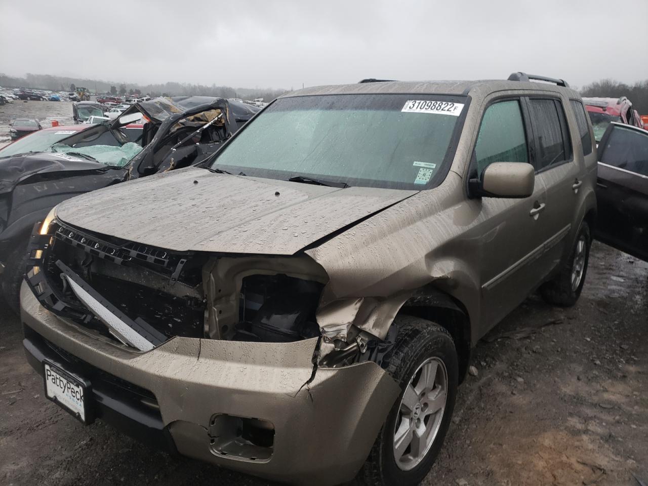 Foto 2 de la subasta – 2011 HONDA PILOT EXL con VIN 5FNYF3H51BB027599