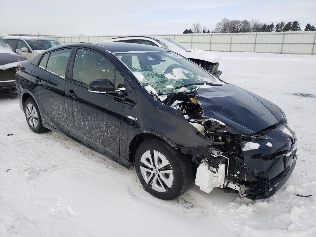 TOYOTA PRIUS 2018 with VIN JTDKBRFU2J3589098 - Photo from auction