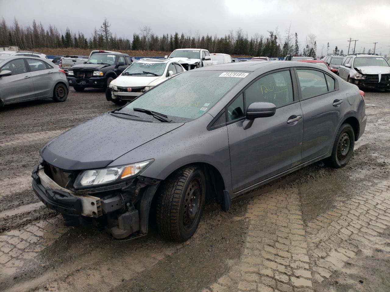 Photo 2 from auction – 2014 HONDA CIVIC LX with VIN 2HGFB2E53EH009378