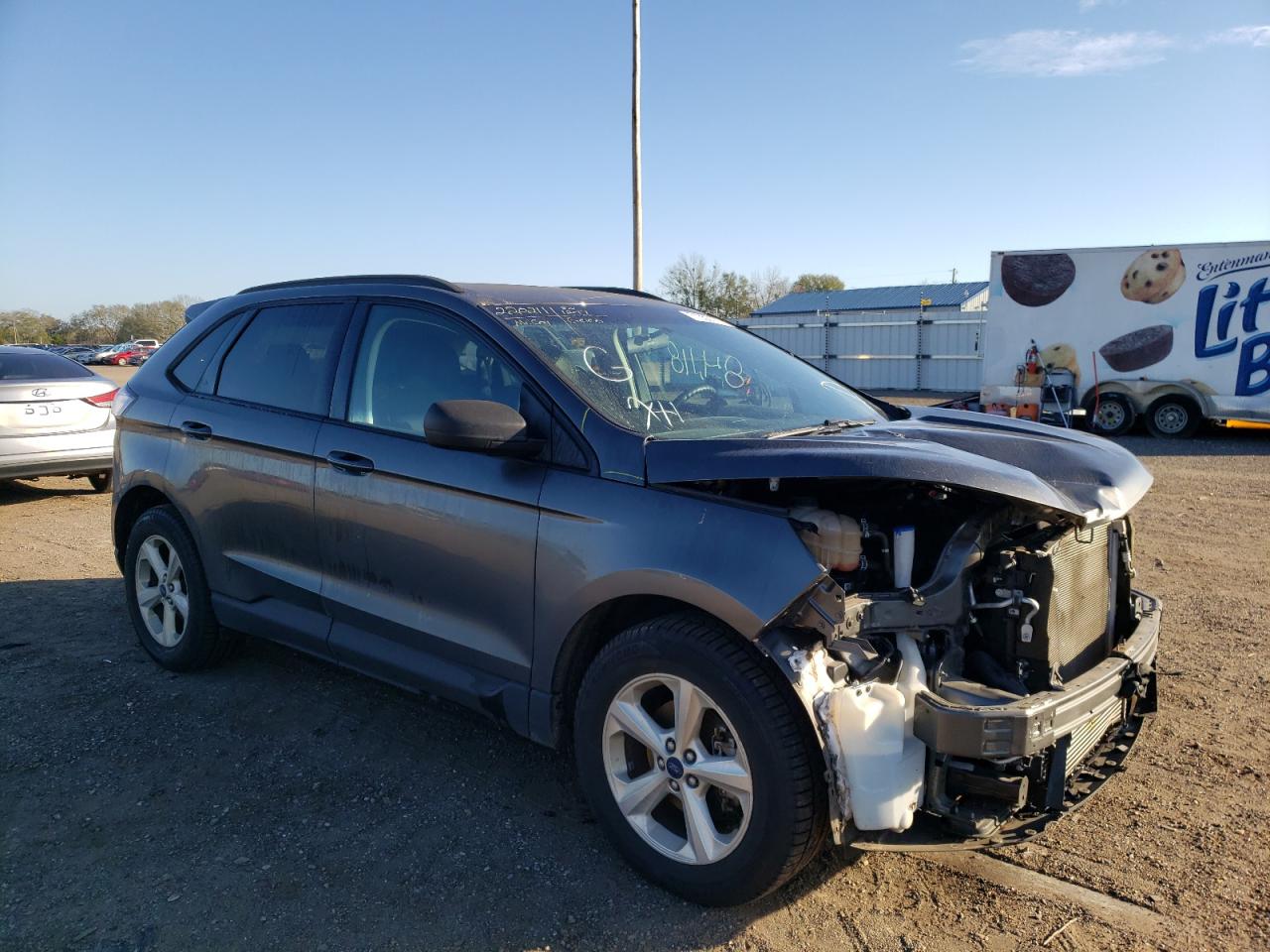 FORD EDGE SE 2015 with VIN 2FMTK3G91FBC28945 - Photo from auction