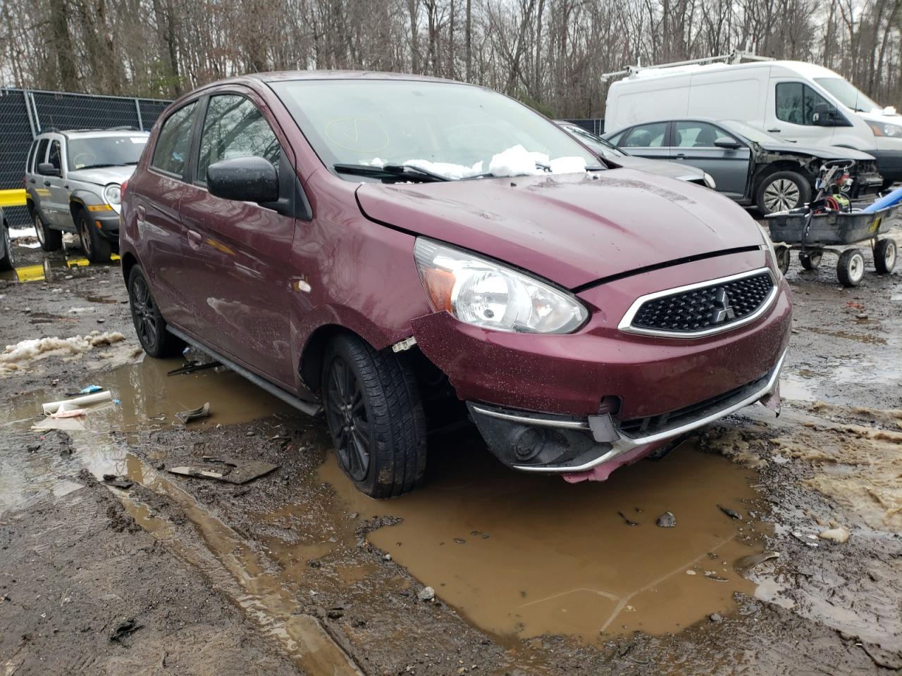 MITSUBISHI MIRAGE LE 2019 with VIN ML32A5HJ2KH002596 - Photo from auction