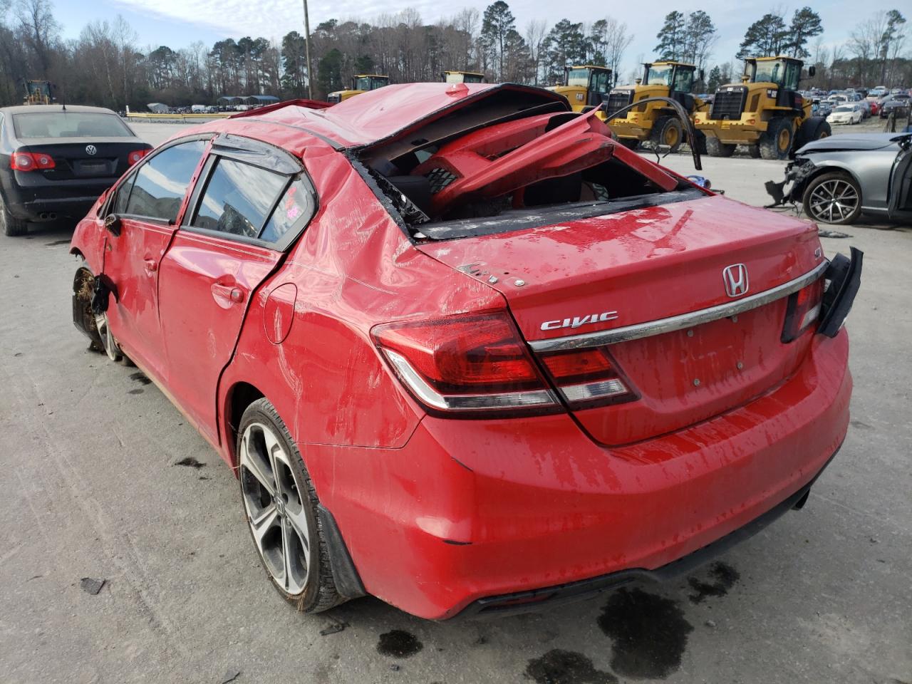 Photo 3 from auction – 2014 HONDA CIVIC SI with VIN 2HGFB6E50EH702240