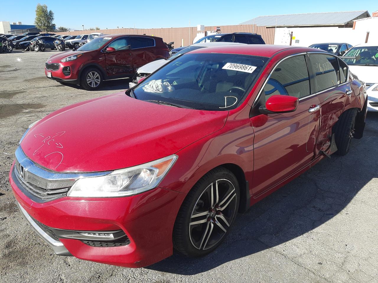 Photo 2 from auction – 2016 HONDA ACCORD SPO with VIN 1HGCR2F51GA080903