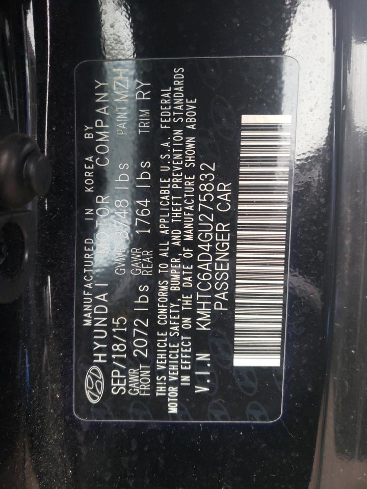 Photo 10 from auction – 2016 HYUNDAI VELOSTER with VIN KMHTC6AD4GU275832