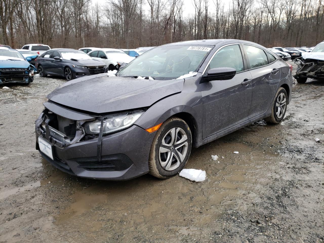 Photo 2 from auction – 2018 HONDA CIVIC LX with VIN 2HGFC2F53JH600154