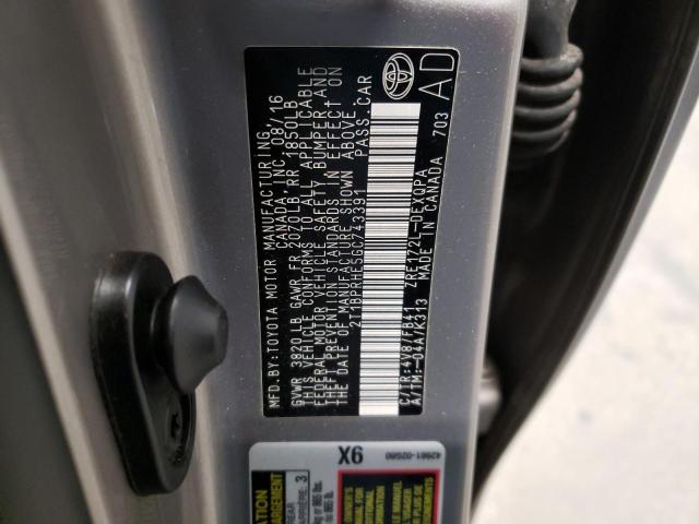 Photo 10 from auction – 2016 TOYOTA COROLLA EC with VIN 2T1BPRHE5GC743391
