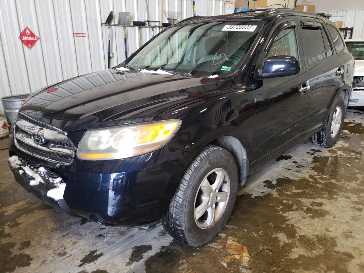 Photo 2 from auction – 2007 HYUNDAI SANTA FE G with VIN 5NMSG13DX7H100965