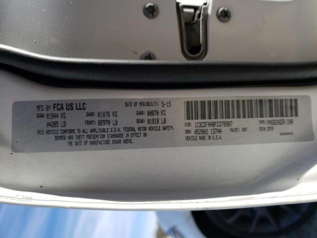Photo 10 from auction – 2015 DODGE DART SE with VIN 1C3CDFAA8FD378987