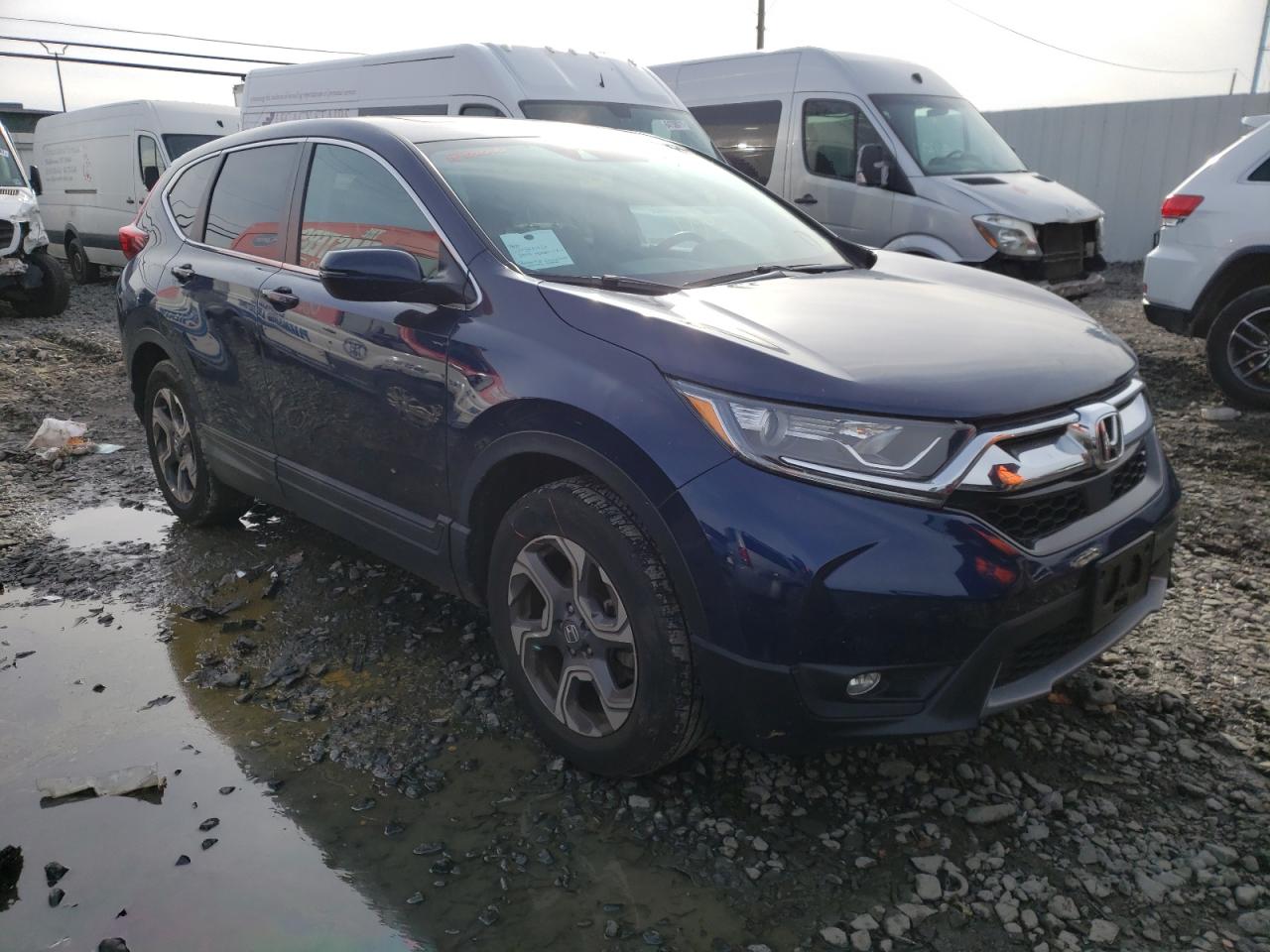 HONDA CR-V EX 2019 with VIN 7FARW2H59KE027918 - Photo from auction