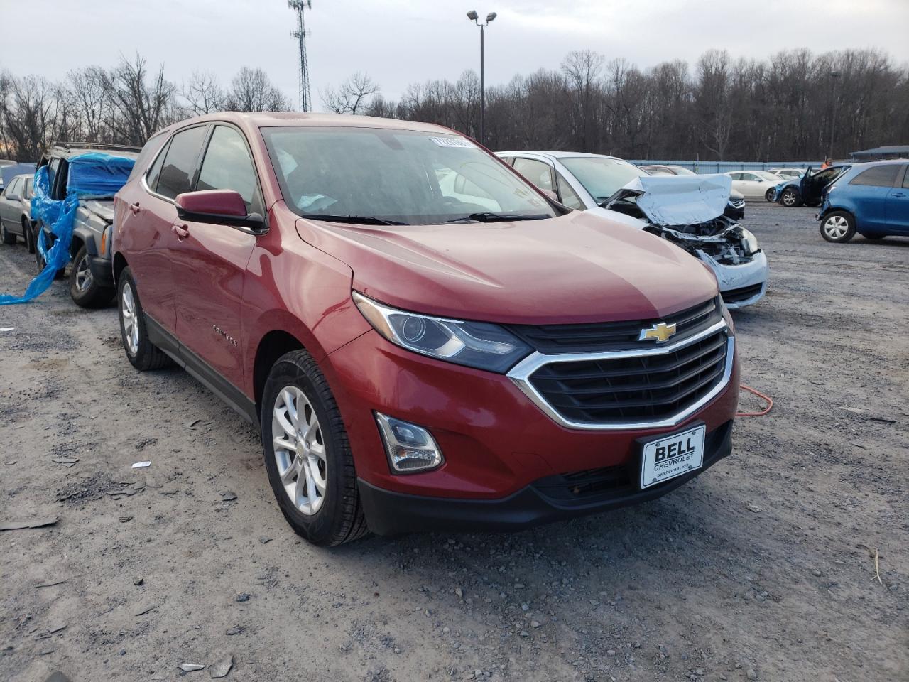 Foto 1 de la subasta – 2018 CHEVROLET EQUINOX LT con VIN 3GNAXJEV1JS621744