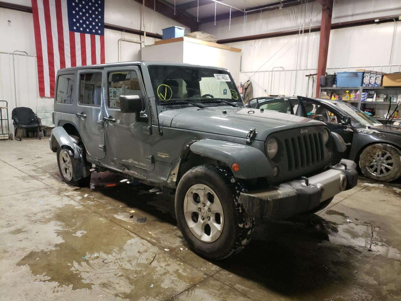 JEEP WRANGLER U 2014 with VIN 1C4BJWEG4EL135924 - Photo from auction
