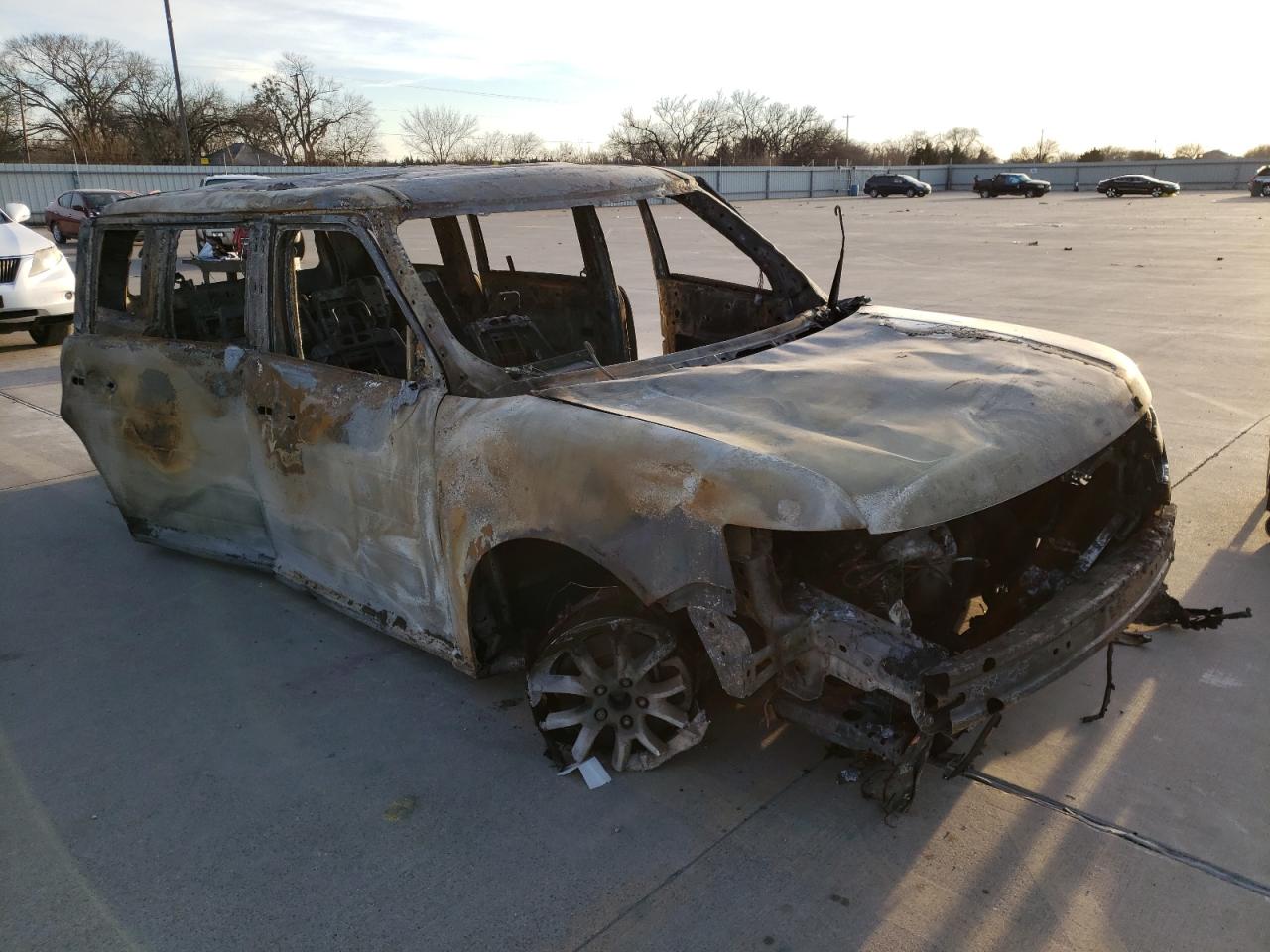 FORD FLEX SE 2017 with VIN 2FMGK5B8XHBA09190 - Photo from auction