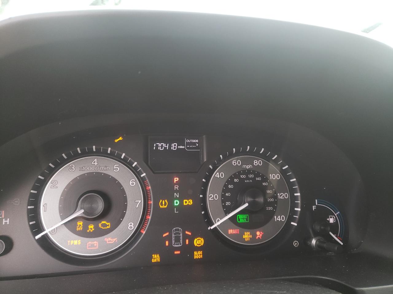 Photo 8 from auction – 2012 HONDA ODYSSEY EX with VIN 5FNRL5H6XCB047160