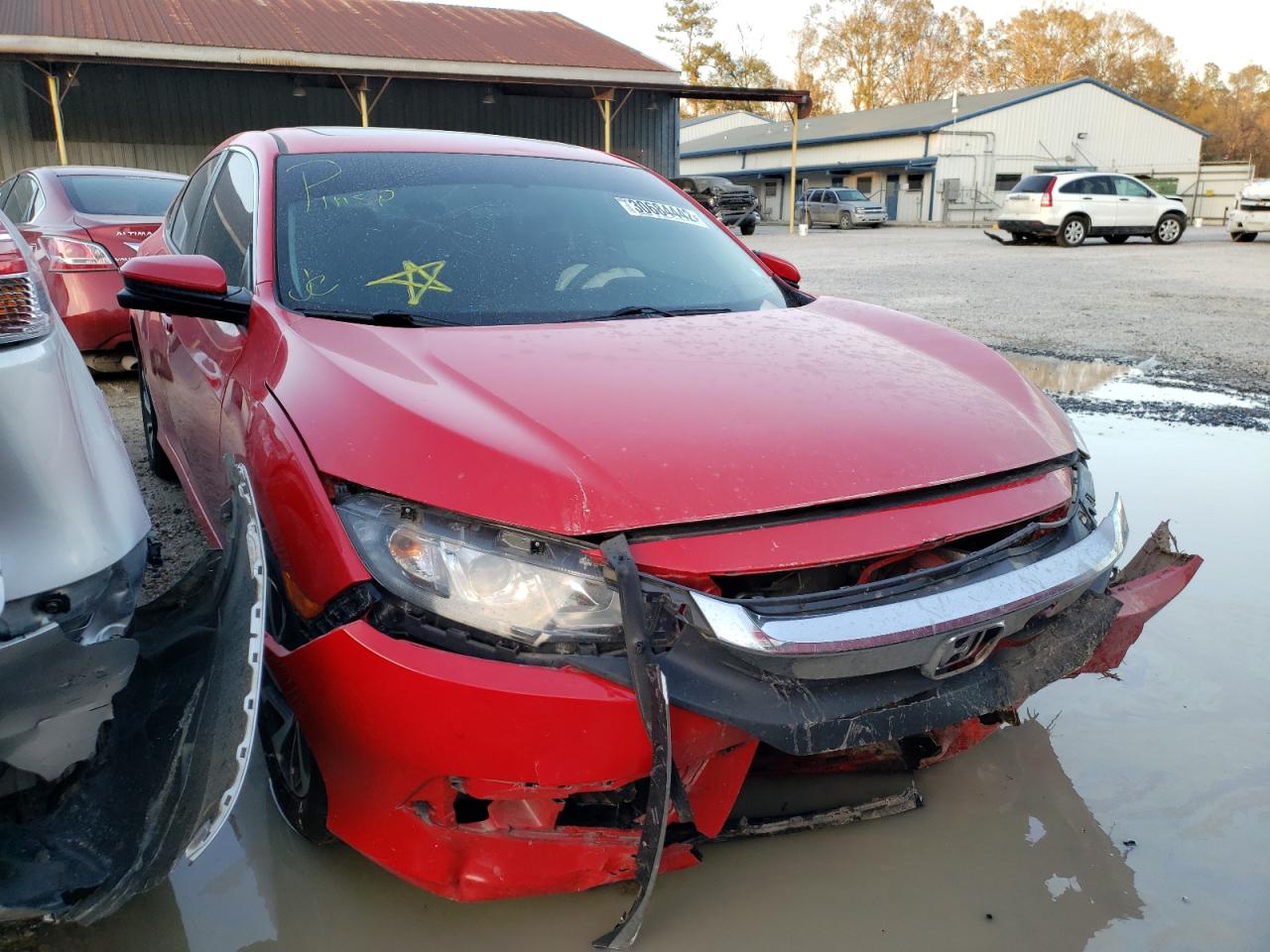 HONDA CIVIC EX 2017 with VIN 2HGFC2F73HH502477 - Photo from auction