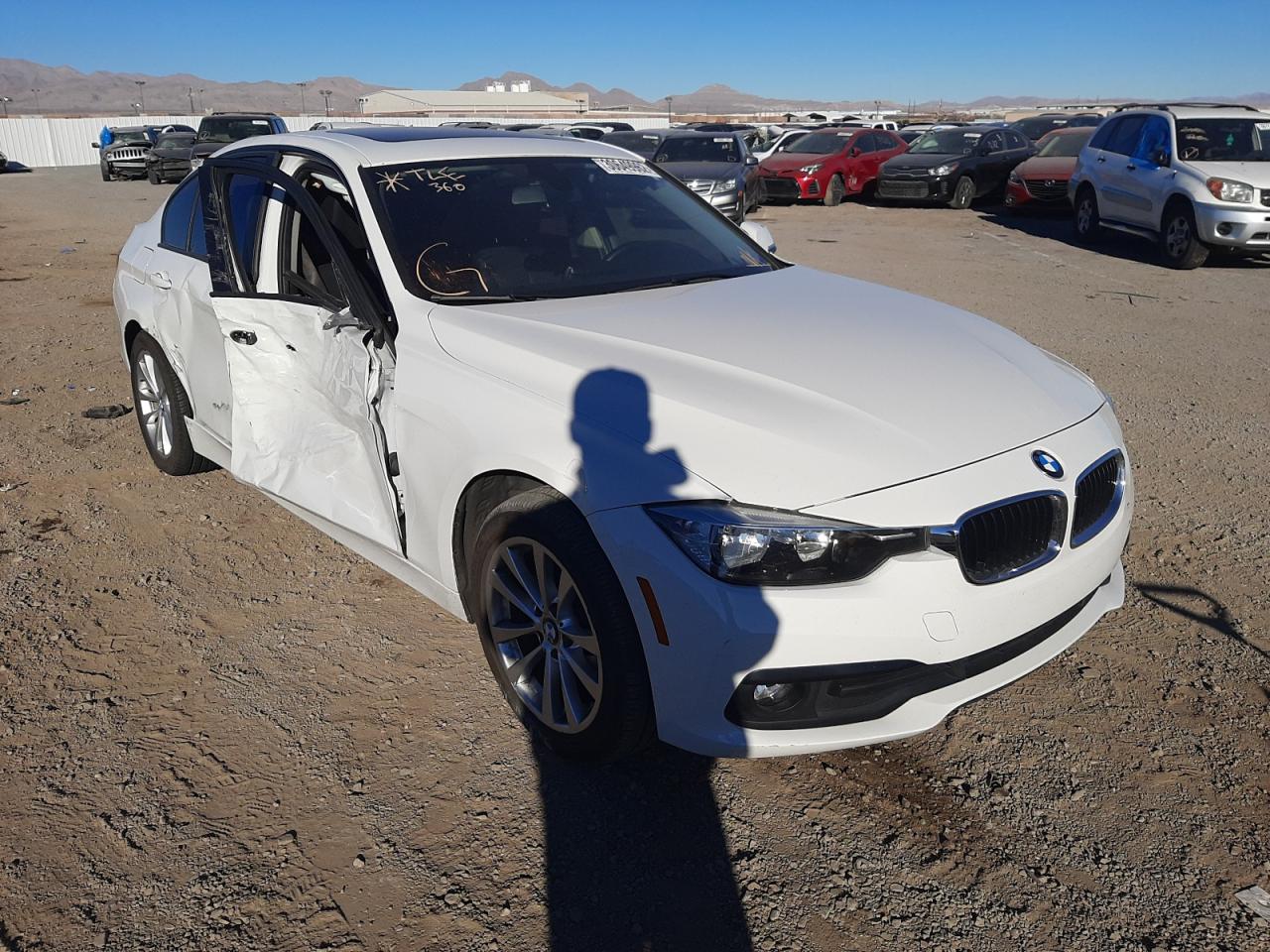 BMW 320 I 2017 with VIN WBA8E1G36HNU18455 - Photo from auction