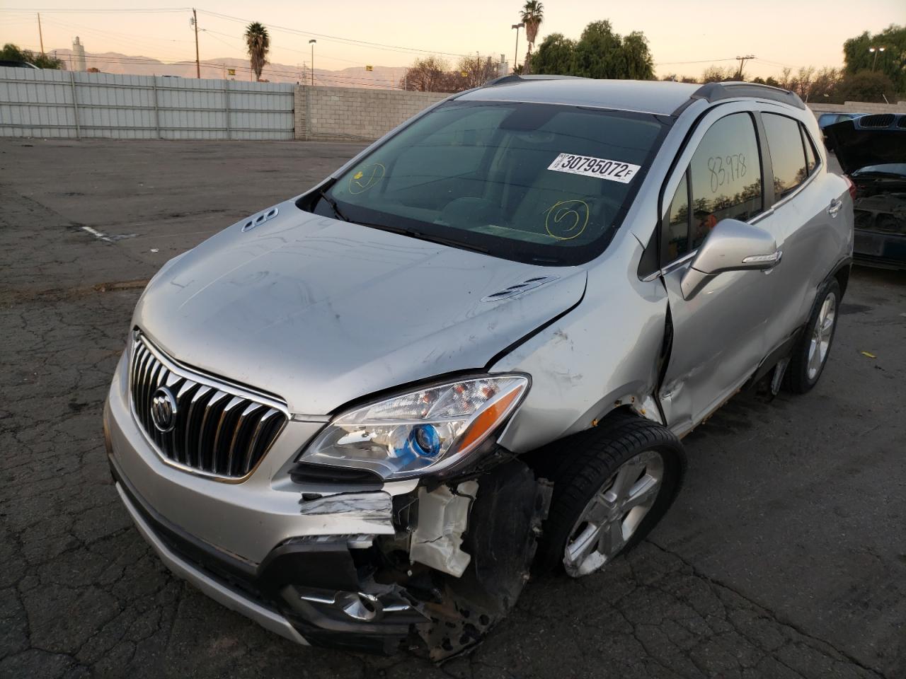 Photo 2 from auction – 2015 BUICK ENCORE CON with VIN KL4CJBSB0FB255176