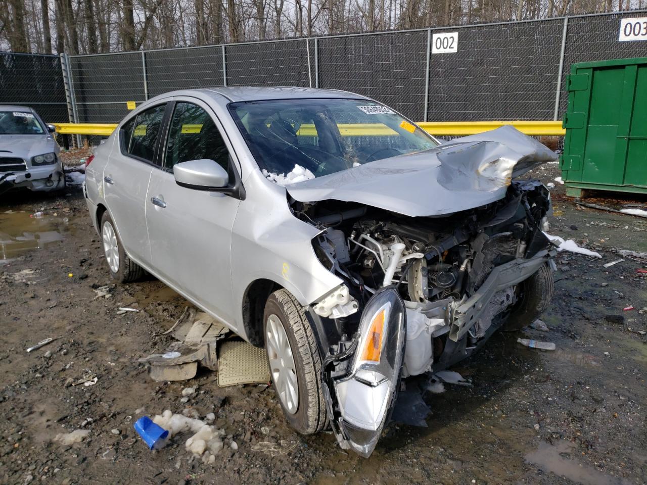 NISSAN VERSA S 2019 with VIN 3N1CN7AP9KL872592 - Photo from auction