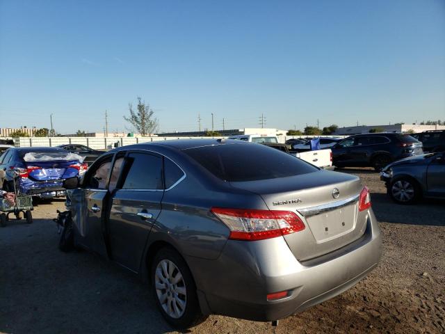Photo 3 from auction – 2015 NISSAN SENTRA S with VIN 3N1AB7APXFL691071