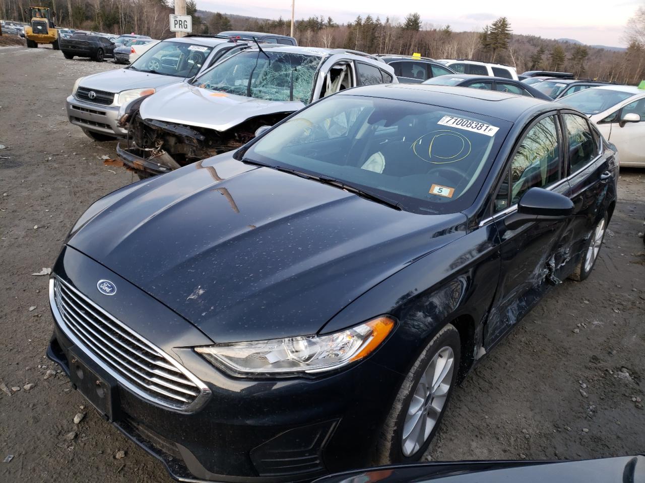 Photo 2 from auction – 2020 FORD FUSION SE with VIN 3FA6P0LU3LR158153