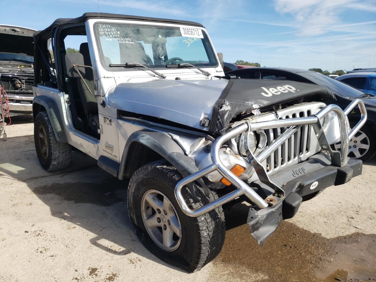 JEEP WRANGLER X 2006 with VIN 1J4FA39S76P725599 - Photo from auction