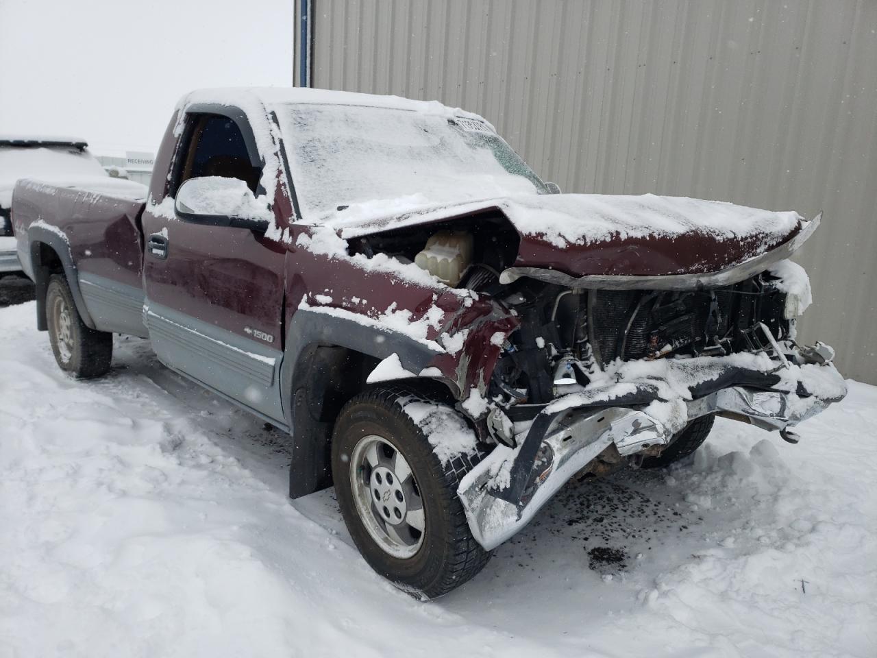 CHEVROLET SILVERADO 1999 with VIN 1GCEK14T8XE199550 - Photo from auction
