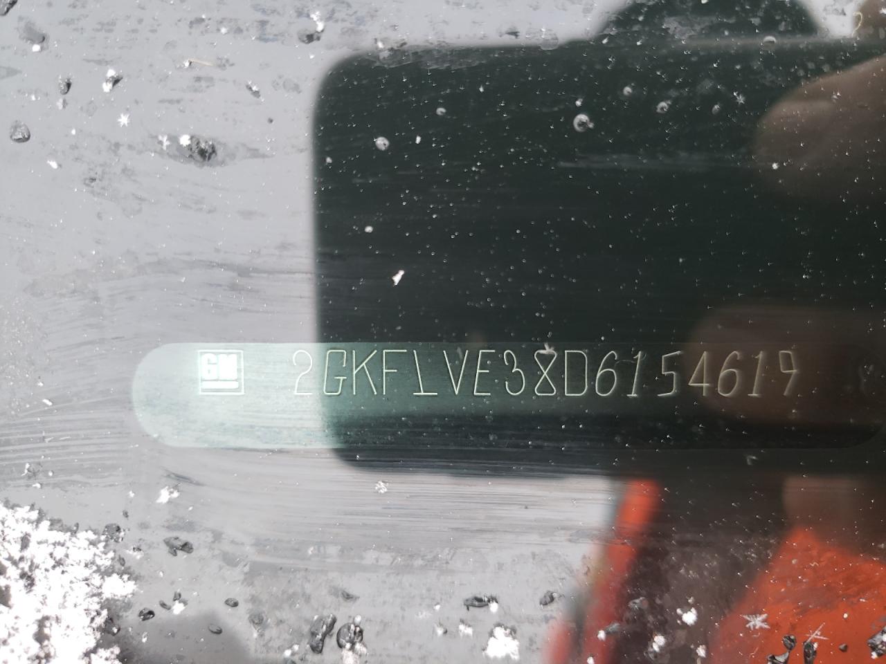 Photo 10 from auction – 2013 GMC TERRAIN SL with VIN 2GKFLVE38D6154619