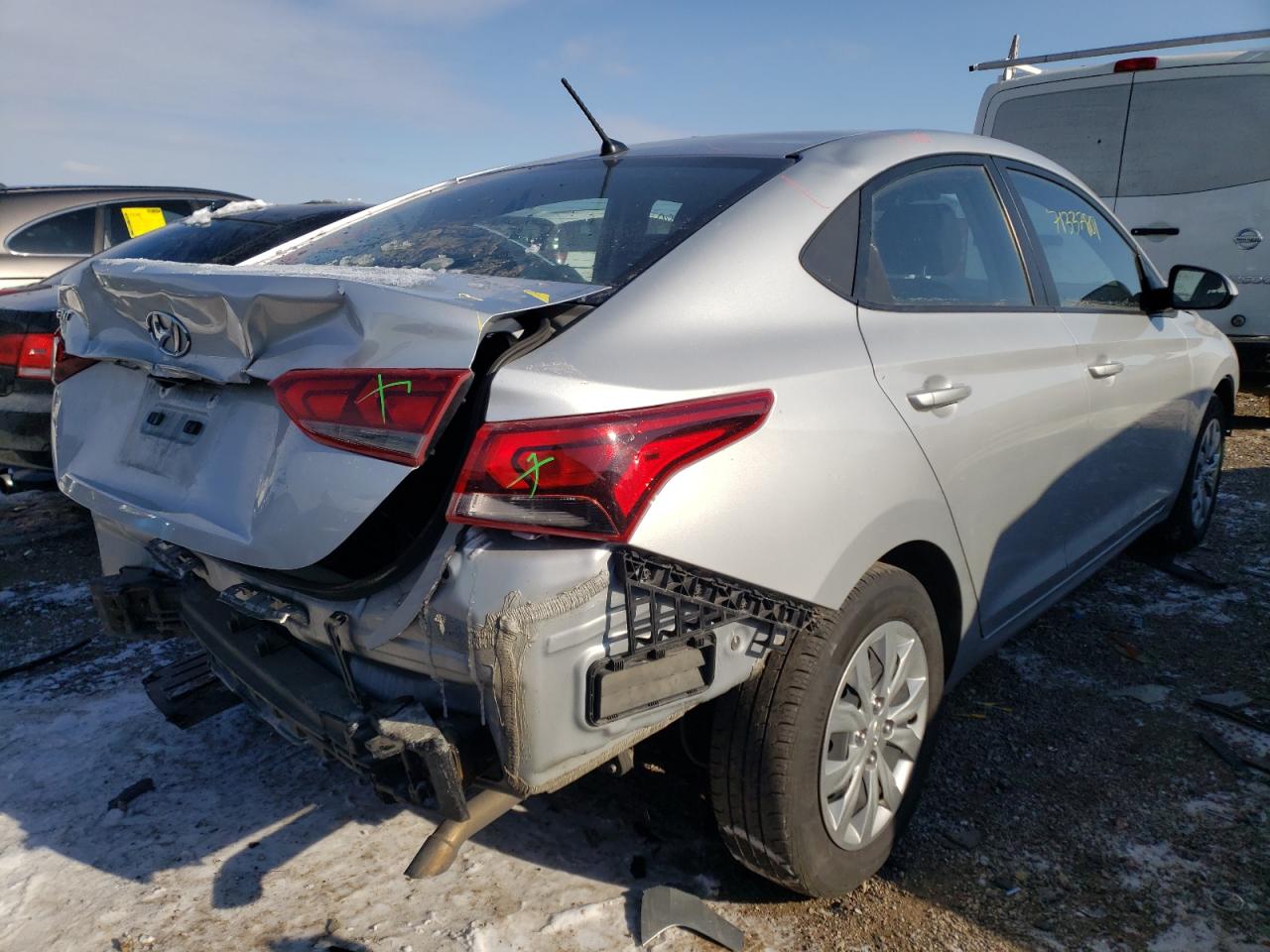 Photo 4 from auction – 2019 HYUNDAI ACCENT SE with VIN 3KPC24A32KE044888