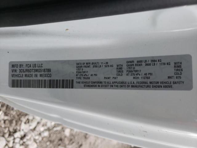 Photo 10 from auction – 2021 RAM 1500 CLASS with VIN 3C6JR6DT3MG518789