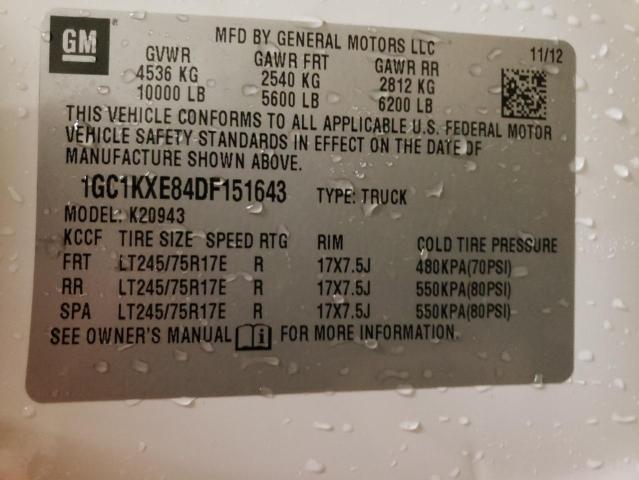 Photo 10 from auction – 2013 CHEVROLET SILVERADO with VIN 1GC1KXE84DF151643