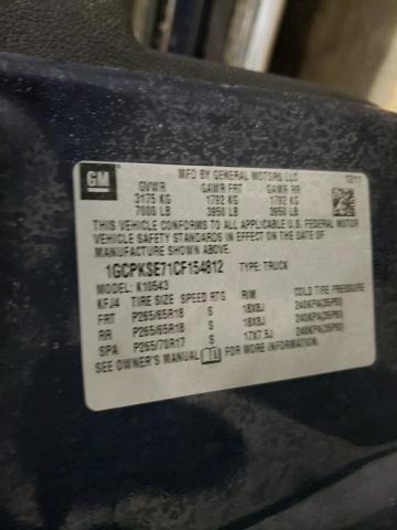 Photo 10 from auction – 2012 CHEVROLET SILVERADO with VIN 1GCPKSE71CF154812