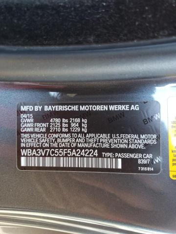 Photo 10 from auction – 2015 BMW 428 I SULE with VIN WBA3V7C55F5A24224