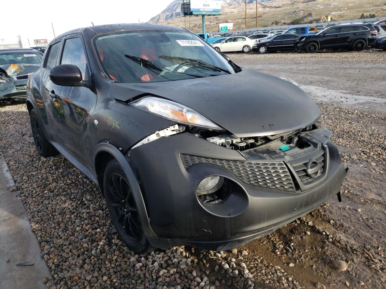 NISSAN JUKE 2014 with VIN JN8AF5MR3ET362133 - Photo from auction