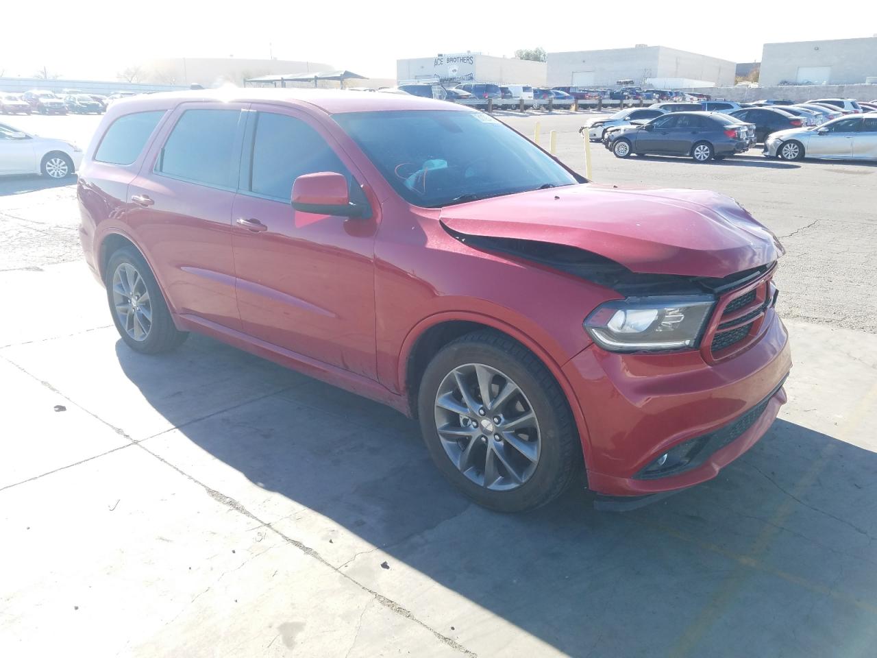 DODGE DURANGO SX 2014 with VIN 1C4RDHAG7EC595800 - Photo from auction