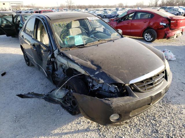 KIA SPECTRA LX 2005 with VIN KNAFE121155117259 - Photo from auction