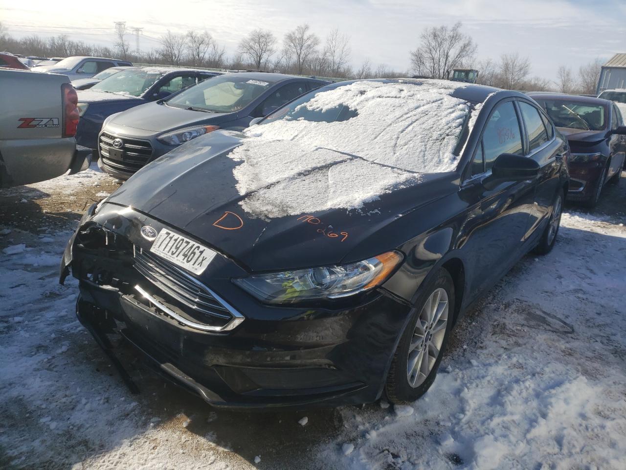 Photo 2 from auction – 2017 FORD FUSION SE with VIN 3FA6P0H72HR170269