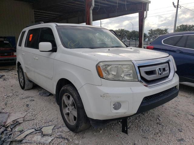 HONDA PILOT EXLN 2011 with VIN 5FNYF3H77BB002787 - Photo from auction